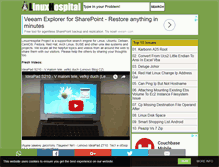 Tablet Screenshot of linuxhospital.com